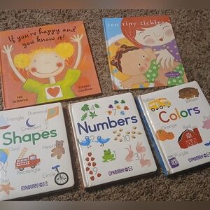 Gymboree Learning Book Set - Orange, Purple, Green